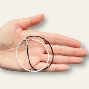 Colier handmade argint și perle Jumătatea drumului - bijuterii - coliere - coliere din perle - Artynos.ro