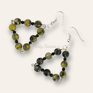 Cercei cu pietre semiprețioase - bijuterii - cercei - cercei lungi - Artynos.ro