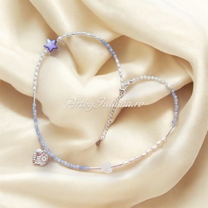 Colier handmade cu pietre semipretioase si argint Inimă mecanică - bijuterii - coliere - coliere din pietre semiprețioase - Artynos.ro