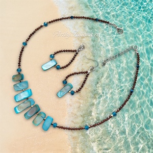 Set handmade pietre semipretioase Vacanta in Maldive, Bijuterii, Seturi de bijuterii, Confectionarea bijuteriilor, ARTYNOS