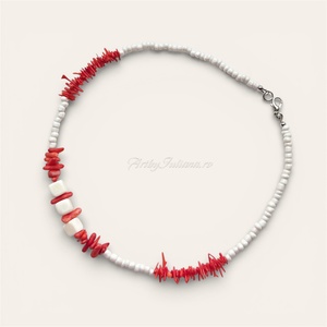 Colier handmade pietre semiprețioase Sirena - bijuterii - coliere - coliere din pietre semiprețioase - Artynos.ro