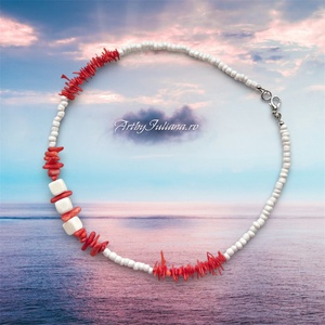 Colier handmade pietre semipretioase Sirena - Artynos.ro