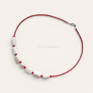 Colier handmade cu pietre semipretioase Vestitorii primăverii - bijuterii - coliere - coliere din pietre semiprețioase - Artynos.ro