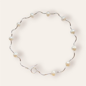 Colier handmade cu perle Valurile oceanului - bijuterii - coliere - coliere din perle - Artynos.ro