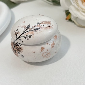 Suport handmade pentru lumânare parfumată , pictat manual , Casă & Stil de viață, Lumânări, parfumuri, arome, Suport lumânări, Ceramică, Turnare în gips, ARTYNOS