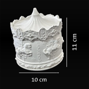Bombăniseră / obiect decor handmade / suport lumânare / suport bijuterii/ pahar pensule  - casă & stil de viață - lumânări, parfumuri, arome - suport lumânări - Artynos.ro