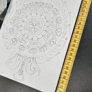 Tablou handmade + culori acrilice + 2 pensule  - casă & stil de viață - accesorii pentru decorat casa - picturi murale - tablouri/picturi pe pânză - Artynos.ro