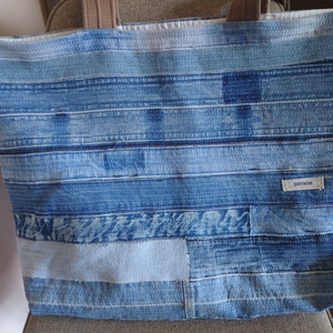 Geanta denim, Genti si portofele, Genti de mana si umar, Geanta mare, Cusatura, Patchwork, matlasare, ARTYNOS