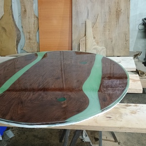 Blat din lemn cu rășină epoxidica  - casă & stil de viață - mobilier artizanal - mese - Artynos.ro