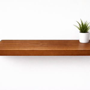 Raft de perete suspendat- poliță din lemn masiv  - casă & stil de viață - mobilier artizanal - rafturi  - Artynos.ro