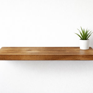 Raft de perete suspendat- poliță din lemn masiv  - casă & stil de viață - mobilier artizanal - rafturi  - Artynos.ro