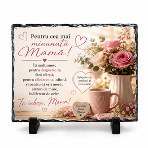 Ardezie decorativa pentru mama - Artynos.ro