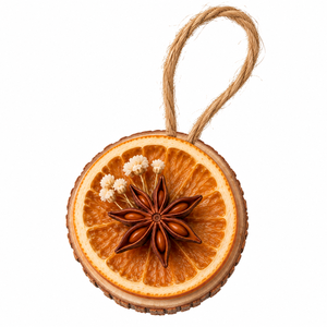 Set decorațiuni naturale pentru brad din portocală, scorțișoară și anason � 18 sau 36 bucăți - crăciun - decorațiuni de crăciun de casă - globuri de crăciun - Artynos.ro