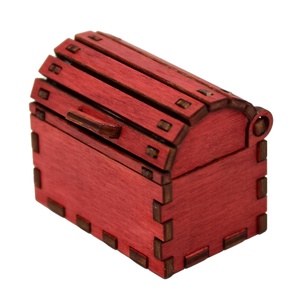 Cutie cufaras Rosu, cutie pentru inel logodna - verighete nunta  - accesorii nuntă - accesorii de nuntă - suport verighete și perne pentru inele - Artynos.ro