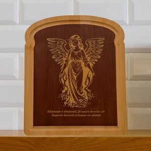 Tablou, gravat, cu mesaj, lemn, natur, maro, 23x20x1cm - casă & stil de viață - accesorii pentru decorat casa - decorațiuni de pereți, decorațiuni suspendate - placă decorativ - Artynos.ro