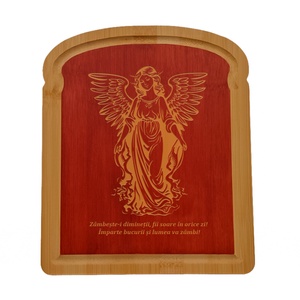 Tablou, gravat, cu mesaj, lemn, natur, rosu, 23x20x1cm, Casa & Stil de viata, Accesorii pentru decorat casa, Decoratiuni de pereti, decoratiuni suspendate, Placa decorativ, Gravare, pirogravura, Prelucrarea lemnului, ARTYNOS