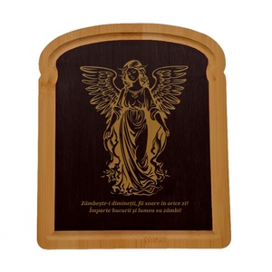 Tablou, gravat, cu mesaj, lemn, natur, wenge, 23x20x1cm, Casa & Stil de viata, Accesorii pentru decorat casa, Decoratiuni de pereti, decoratiuni suspendate, Placa decorativ, Gravare, pirogravura, Prelucrarea lemnului, ARTYNOS