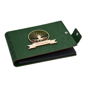 Album foto A5 personalizat, din lemn, Verde, GuestBook, Caiet amintiri, Pomul vietii - accesorii nuntă - amintiri și cadouri de nuntă - albume foto de nuntă - Artynos.ro