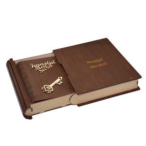 Jurnalul Meu Secret, A5, din lemn personalizat, Maro, 100 pagini si pix din lemn inclus - casă & stil de viață - papetărie de hârtie - caiete și jurnal - Artynos.ro