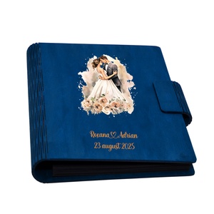 Album foto din lemn personalizat, Guestbook de nunta, albastru, A5, pix si lipici stick inclus, Accesorii nunta, Amintiri si cadouri de nunta, Carte de amintiri nunta si carte oaspeti, Gravare, pirogravura, Prelucrarea lemnului, Acest Album foto Guestbook, este o Carte de oaspeti sau un Caiet de amintiri in care veti strange, ..., ARTYNOS
