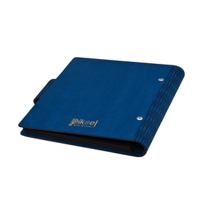 Album foto, coperta lemn, personalizat, Primul Craciun impreuna, Albastru, Piksel, 22x22 cm - crăciun - cadouri de moș crăciun - cadouri de moș crăciun - Artynos.ro