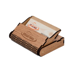 Cutie si suport carti de vizita, pentru birou, bej - casă & stil de viață - produse de papetărie - cărți de vizită - Artynos.ro