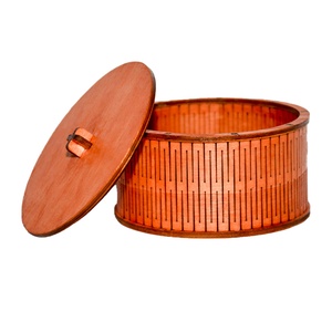 Cutie rotunda Ø11x6 cm handmade din lemn pentru bijuterii si alte obiecte mici - casă & stil de viață - organizare & depozitare - cutie depozitare - Artynos.ro
