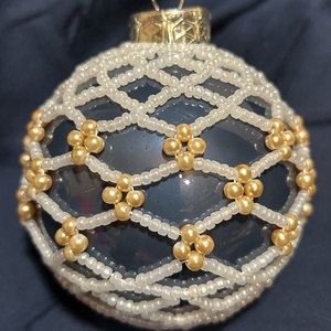 Glob de sticla decorat - accesorii de crăciun - decorațiuni de crăciun de casă - decorațiuni pentru pomul de crăciun - Artynos.ro