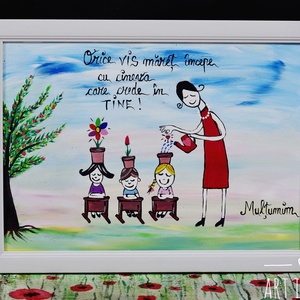 Rama/ Tablou pictat și personalizat  - Artynos.ro