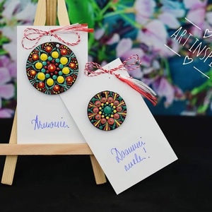 Martisor pictat , Bijuterii, Martisor, Pictura, ARTYNOS