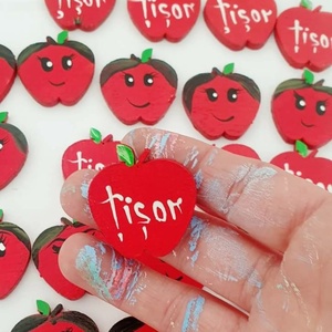 Mărțișor pictat  - bijuterii - mărțișor - Artynos.ro