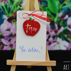 Mărțișor pictat  - bijuterii - mărțișor - Artynos.ro