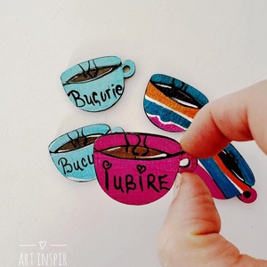 Mărțișor pictat și personalizat  - bijuterii - mărțișor - Artynos.ro