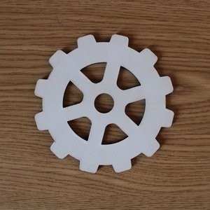 Suport pahar, mdf alb 2.5 mm  - roata dintata, Casă & Stil de viață, Accesorii pentru echipamente de bucătărie, Accesorii de servire, Suporturi pahare, Prelucrarea lemnului, ARTYNOS