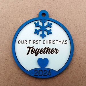 Glob Craciun, Primul nostru Craciun Impreuna - crăciun - cadouri de moș crăciun - decor cu moș crăciun - Artynos.ro