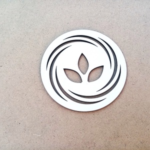 Suport pahar din MDF alb de 2.5 mm, diametru 10 cm - accessorii și unelte - accesorii decorative - alte accesorii - Artynos.ro