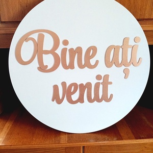 Pancarta pentru sevalet cu text personalizat - Artynos.ro