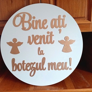 Pancarta pentru sevalet cu text personalizat - accesorii nuntă - materiale decor pentru nuntă - decorațiuni nuntă - Artynos.ro