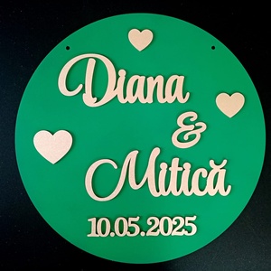 Pancarta pentru sevalet cu text personalizat - accesorii nuntă - materiale decor pentru nuntă - decorațiuni nuntă - Artynos.ro