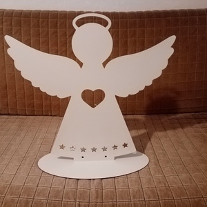 Figurina ingeras cu talpa de sustinere. Dimemsiuni: 60 x 60 cm, Casa & Stil de viata, Echipament pentru camera copiilor, Decoratiuni pentru camera copilului, Fotografie, grafica, desen, ilustratie, Prelucrarea lemnului, ARTYNOS