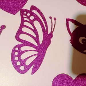 Set 100 forme carton glitter -  - Artynos.ro