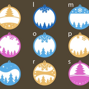 Globuri de Craciun personalizate - crăciun - decorațiuni de crăciun de casă - globuri de crăciun - Artynos.ro