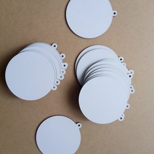 Set 30 blank-uri glob de Craciun pentru decorat, HDF alb 3 mm, diametru 9 cm - crăciun - decorațiuni de crăciun de casă - globuri de crăciun - Artynos.ro