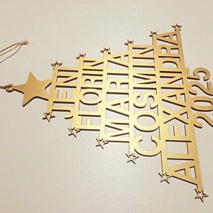 Ornament pentru bradul de Craciun sau pentru usa (personalizabil) - crăciun - decorațiuni de crăciun de casă - figurine pentru pomul de crăciun - Artynos.ro