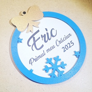 Glob personalizat - crăciun - decorațiuni de crăciun de casă - globuri de crăciun - Artynos.ro