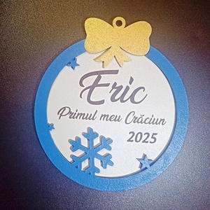 Glob personalizat - crăciun - decorațiuni de crăciun de casă - globuri de crăciun - Artynos.ro