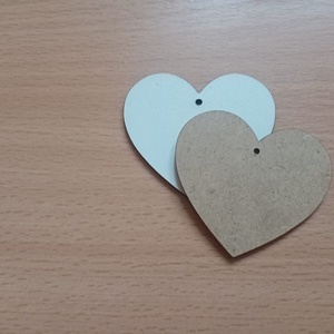 Set 50 blank-uri in forma de inima pentru martisor. 5.7x5 cm - accessorii și unelte - accesorii decorative - alte accesorii - Artynos.ro