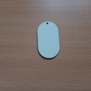 Set 50 blank-uri in forma ovala pentru martisor. 5.7x3.3 cm, Accessorii si unelte, Accesorii decorative, Alte accesorii, Prelucrarea lemnului, Gravare, pirogravura, ARTYNOS