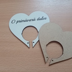 Set 10 forme inima pentru martisor dulce. 9.5x8.5 cm. Gravate cu mesaj - accessorii și unelte - accesorii decorative - alte accesorii - Artynos.ro