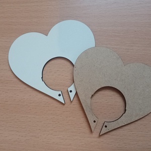 Set 20 blank-uri, forma inima, pentru martisor dulce. 9.5x8.5 cm. - accessorii și unelte - accesorii decorative - alte accesorii - Artynos.ro